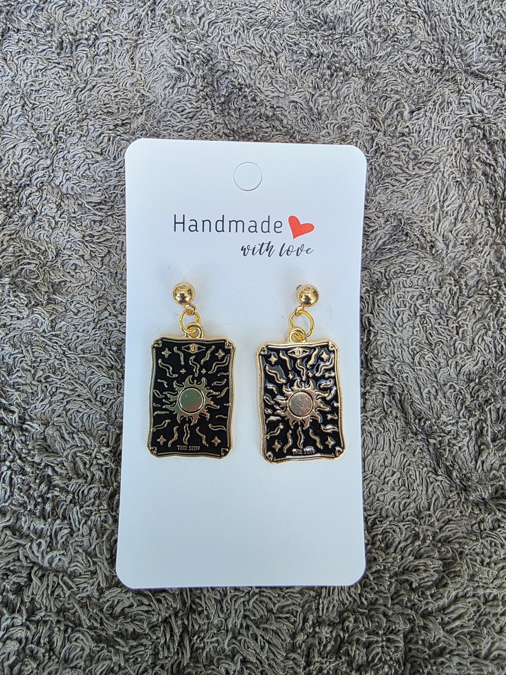 Halloween Earrings: Tarot and Ouija - The Sun